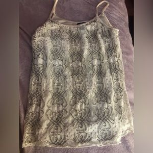 Beaded and Lacey brand new tank top A